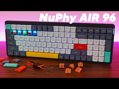 NuPhy Air 96 - A premium low profile wireless mechanical keyboard for Windows and Mac