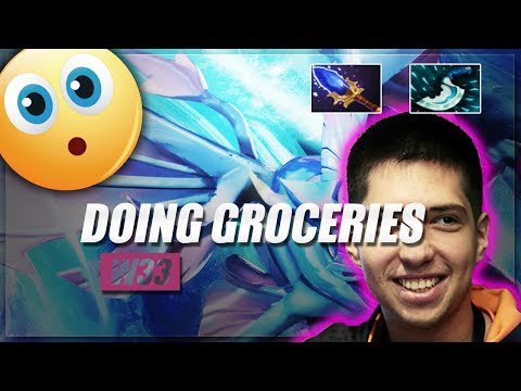 Dota Pro: w33 Puck doing groceries | Dota 2 Highlights