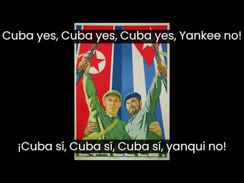 ¡Cuba sí, Yanquis no! (Pochonbo Electronic Ensemble) - with lyrics