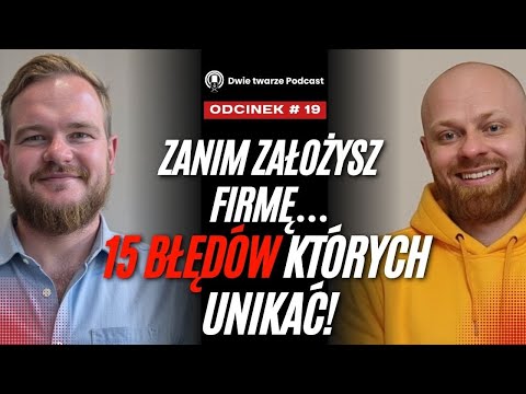15 błędów, które niszczą firmy  ❌ Jak NIE zaczynać działalności? |s2e1