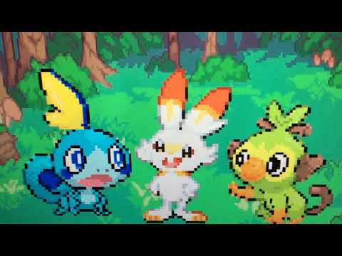 Gen 8 Pokémon Starters Battle Royale(Scorbunny VS Sobble VS Grookey)