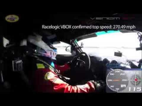 Hennessey Venom GT sets world land speed record to FANOMM's "WE COME RUNNING"???