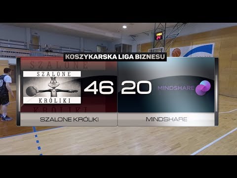 Szalone Króliki vs Mindshare - IX kolejka - III Liga Warszawa - Koszykarska Liga Biznesu