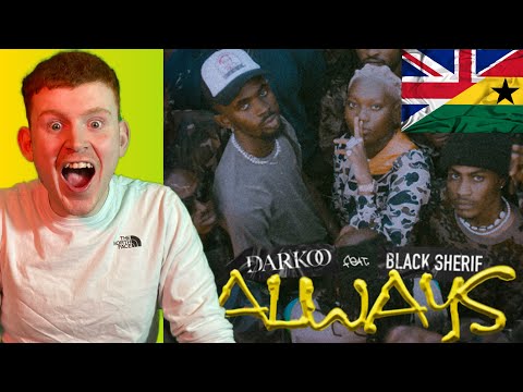 Darkoo - Always ft @Black Sherif Music (Official Video) | UK REACTION