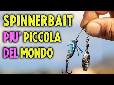 pesco con La SPINNERBAIT più piccola DEL MONDO in piccoli torrenti con grandi sorprese!