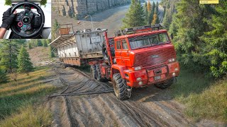 Ultimate Transportation With Sleiter ST 833 Chimera | Season 16 | SnowRunner | Logitech G29 Gameplay