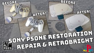 Sony PlayStation PSOne Restoration and Retr0bright - The Wife's 18th Birthday Present!
