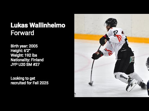 Lukas Wallinheimo #27 JYP U20