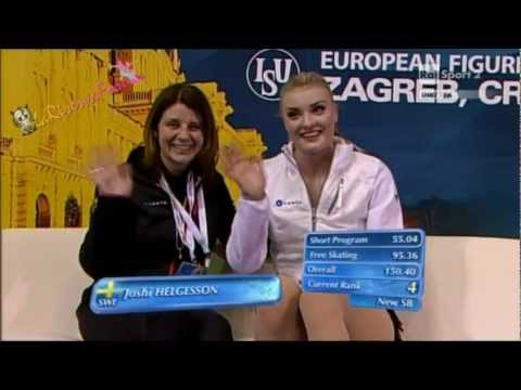 ISU ZAGREB 2013 -20/25-  LADIES FP - Joshi HELGESSON - 26.01.2013
