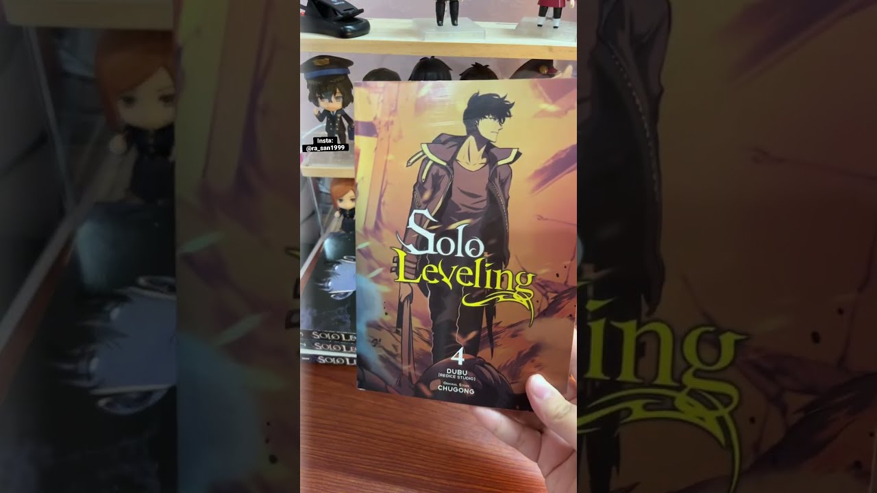 Solo leveling volume 4 physical copy in English 💙 #shorts