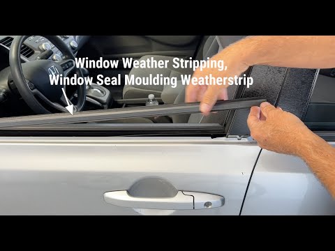 Window Seal Molding Weatherstrip replacement Honda Civic 8th gen 2006 2007 2008 2009 2010 2011