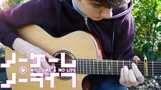 i never ever seen that before moving the capo to the next fret（00:00:40 - 00:01:48） - This Game - No Game No Life OP1 - Fingerstyle Guitar Cover