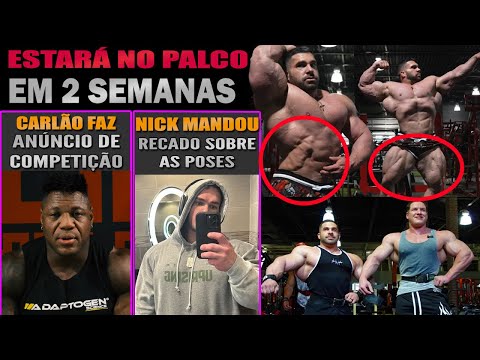 Derek treina com Caike Pro e revela shape muito seco + Nick Walker reage