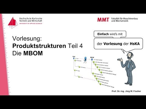 Produktionsorganisation R2O 6 Produktstrukturen - Teil 4 - Die MBOM