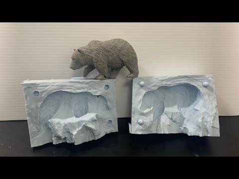 Making a Bronze Grizzly: Part 2: Making the mold