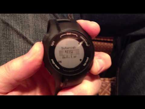How to review your lap times on a Garmin Forerunner 210