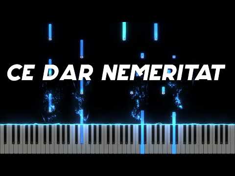 Ce dar nemeritat - Instrumental Pian - Negativ Pian - Tutorial