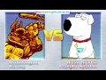 Twilight Sparkle And Brian Griffin The Dog VS Michelangelo And Barney The Dinosaur In A MUGEN Match