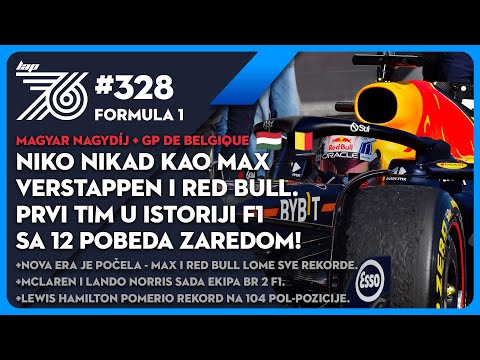 Lap 76 No.328 F1: Niko nikad kao Verstappen i Red Bull | Prvi tim u istoriji sa 12 pobeda zaredom!