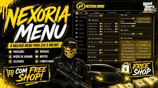 NEXORIA MENU para GTA 5 Online | Review Completo + Free Shop + Todas as Funções!
