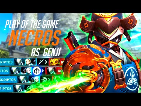 NECROS SICK GENJI MAIN - POTG! [ OVERWATCH 2 TOP 500 SEASON 2 ]