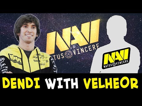 Dendi FIRST time with Velheor — NEW NaVi support
