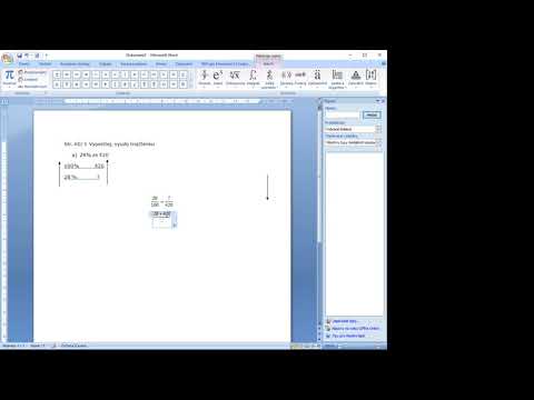 Procenta pomocí trojčlenky