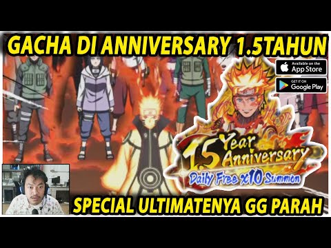 🔥🔥GACHA UNTUK NARUTOxKURAMA DI 1.5 TAHUN ANNIVERSARY!!  - NARUTO X BORUTO NINJA TRIBES