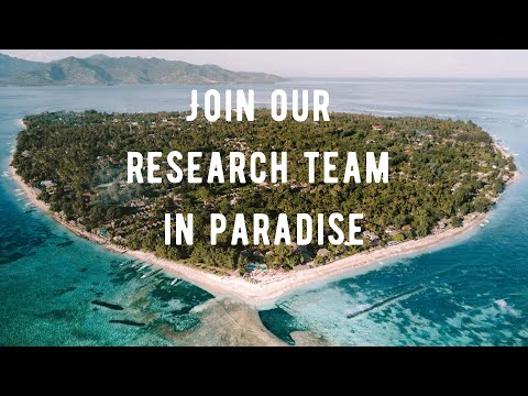 Make your next holiday count, join our research team on the Gili islands!
