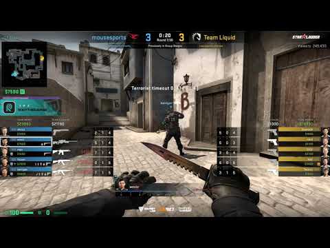 Mousesports - Liquid / Mirage / Berlin Major 2019 Grup Maçı / Bo3 (1. Harita)