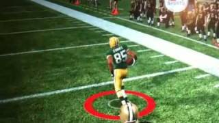 Greg Jennings (Broken Leg) scores on the saints