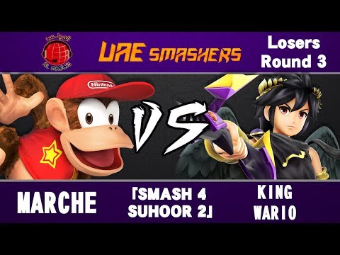 [OS] Smash 4 Suhoor 2: Marche (Diddy Kong) vs King Wario (Dark Pit, Wario, Dr. Mario) - Singles LR3