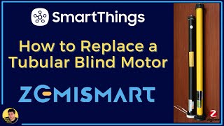 Smart Blind Motor Replacement for Zemismart Zigbee Blind for the SmartThings Hub