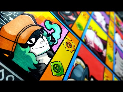 Drawing MODS FRIDAY NIGHT FUNKIN in BRAWL STARS style