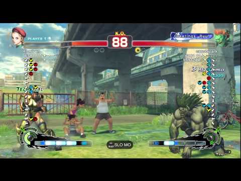 HI-misen [Cammy] vs. osaobipark [Blanka] | SSF4 Classic Ranked Match