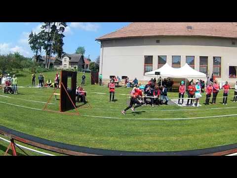 Okrskové kolo Slatiny 2016 - štafeta - SDH Slatiny ženy B - 2. pokus