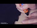 Electric Grinding Pen Into The Navel
