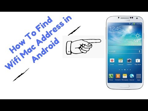 How to find wifi mac address in android Video