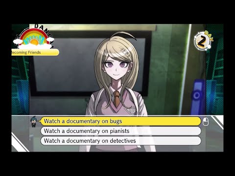 Dangan Salmon Team : Dating Events - Kaede Akamatsu (All Options)