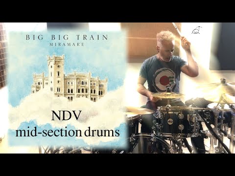 Nick D'Virgilio - Big Big Train's "Miramare" - (Mid-section drum playthrough)