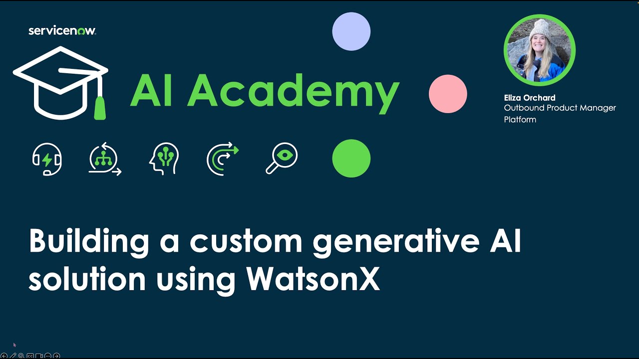 Building a custom generative AI solution using WatsonX (AI Academy)