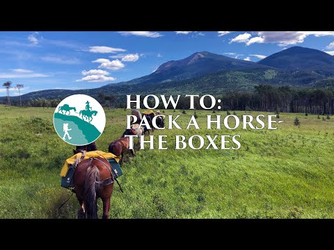 How to pack a horse: the boxes