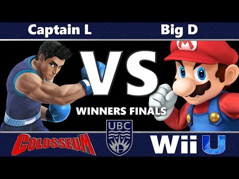 UBC Colosseum: Winners Finals - Captain L (Little Mac) vs Big D (Mario, Captain Falcon)