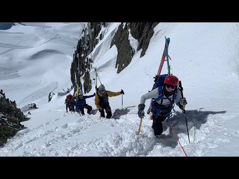 Skiing the Classic Haute Route 2023
