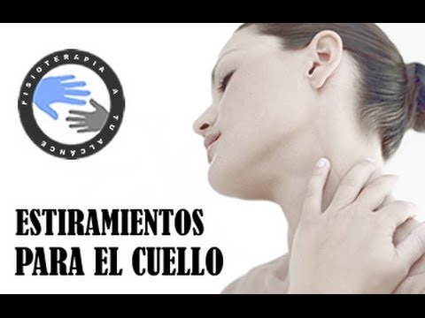Estiramientos de cuello o cervicales
