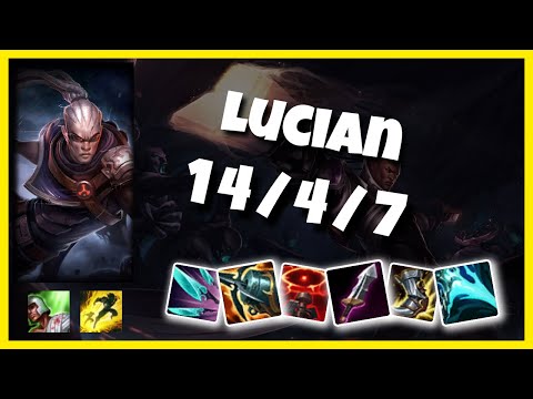 Lucian vs Samira KOREAN Challenger BOT (14/4/7) Gameplay Replay - Patch 10.24