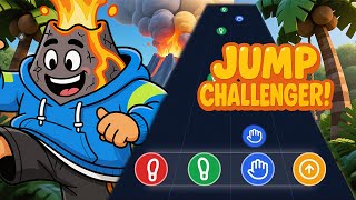 Volcano Lava Dance! Jump Challenge Game - Easy - Movement Songs for Toddlers - Brain Break