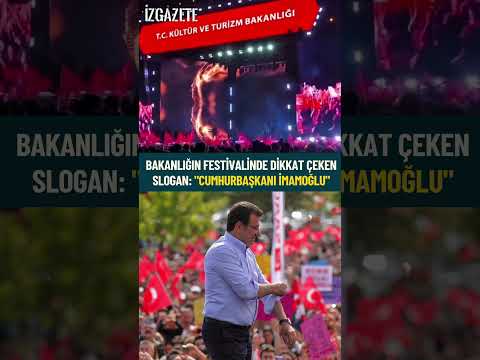 Eskişehir’de Kültür Yolu Festivali’nde “Cumhurbaşkanı İmamoğlu” sloganları atıldı. #ekremimamoğlu