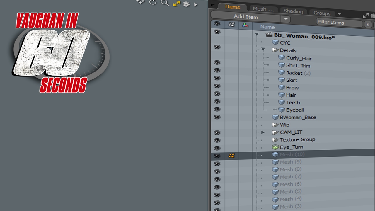 MODO | Item List Modes