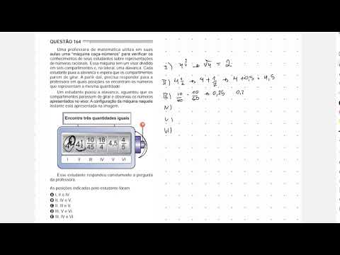 questão 164 enem 2024 prova cinza